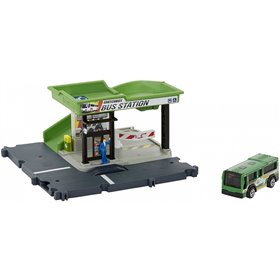 MATCHBOX Action Drivers Bus Station Σταθμός Λεωφορείων  MATCHBOX Action Drivers Bus Station Σταθμός Λεωφορείων