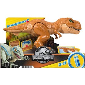 Mattel Imaginext Jurassic World Thrashin Action T.Rex Δεινόσαυρος 