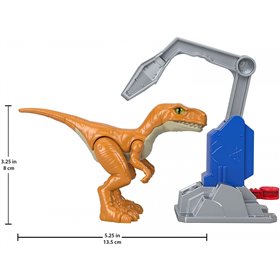 Fisher-Price Imaginext Jurassic World Dominion Atrociraptor Tiger Δεινοσαυρος Με Φιμωτρο