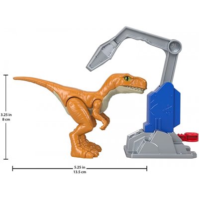 Fisher-Price Imaginext Jurassic World Dominion Atrociraptor Tiger Δεινοσαυρος Με Φιμωτρο