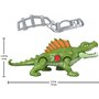 Fisher-Price Imaginext Jurassic World Dominion Dimetrodon Dinosaur Δεινοσαυρος Με Φιμωτρο 