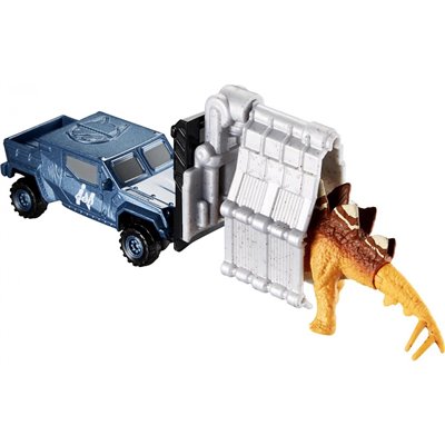 MATCHBOX Jurassic World Stegosaurus Claw Carrier Αυτοκινητακια &amp Δεινοσαυροι Σετ 