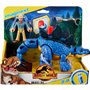 Fisher-Price Imaginext Jurassic World Dominion Stegosaurus Dinosaur And Dr. Alan Grant, 3-Piece Poseable Figure 