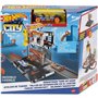 Fisher-Price Hot Wheels City Downtown Tune Up Shop Playset With 1 Hot Wheels Car, Connects To Other Sets And Tracks 