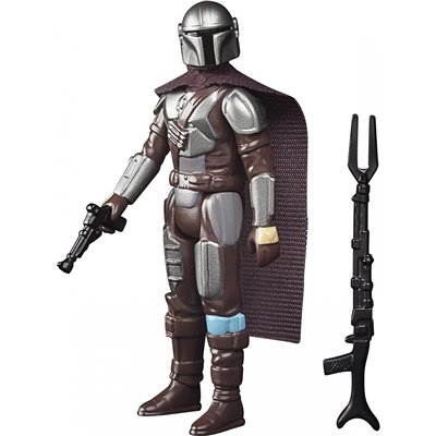 Hasbro Star Wars Retro Collection The Mandalorian Beskar Toy 9.5-Cm-Scale Wars: Collectible Action Figure 