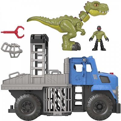 Fisher-Price Imaginext Jurassic World Break Out Dino Νταλίκα Απόδρασης Δεινοσαύρων Thrashing Dinosaur 