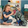 Fisher-Price Imaginext Jurassic World Mega Stomp And Rumble Giga Dino, 16-Inch Tall Dinosaur Toy With Lights, Sounds 