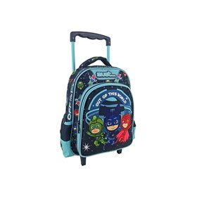 MUST Τσαντα Τρολλευ Νηπιου 27Χ10χ31 2Θηκες PJ Masks OUT OF This World 