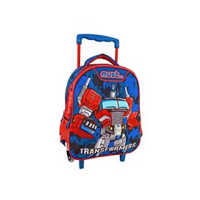 MUST Τσάντα Τρολλευ Νηπιου 27Χ10χ31 2Θηκες Transformers 