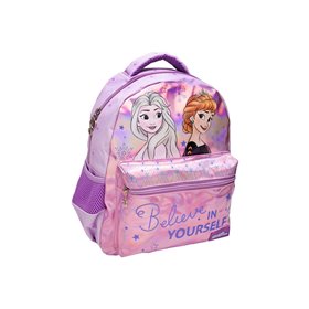 MUST Τσαντα Πλατης Νηπιου 27Χ10χ31 2Θηκες Frozen Believe IN Yourself 
