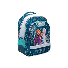 MUST Τσάντα Πλάτης Δημοτικού 32X18x43 3Θηκες Frozen Find Your Destiny 