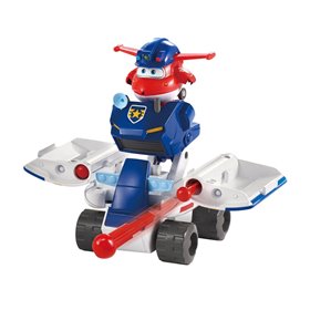 Just toys Super Wings Αστυνομικό Αεροπλάνο Περιπολίας 2Σε1  Just toys Super Wings Αστυνομικό Αεροπλάνο Περιπολίας 2Σε1