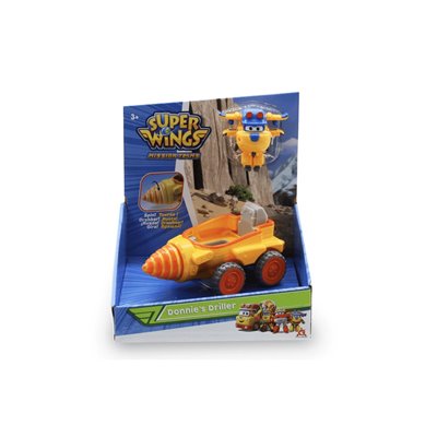 Just toys Super Wings Transform - A - Βot Single Vehicle Donnie&039s Driller 