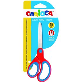 CARIOCA Σχολικό Ψαλίδι Large Rounded Tip, Κόκκινο  CARIOCA Σχολικό Ψαλίδι Large Rounded Tip, Κόκκινο