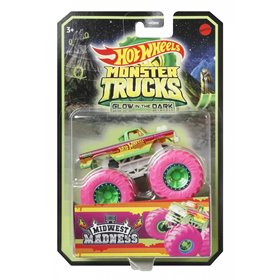 Mattel Hot Wheels Οχηματα Monster Trucks Glow-In-The-Dark - 1 Τμχ 