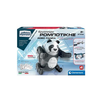 Clementoni Εργαστήριο Ρομποτικης Robo Panda - Μαθαίνω Και Δημιουργώ 