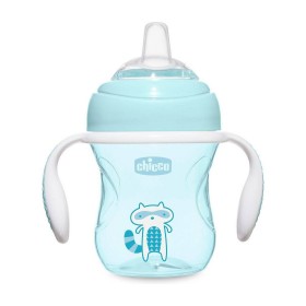 Chicco Transition Cup Κύπελλο Απογαλάκτισης Σιέλ 4M+ 200Ml  Chicco Transition Cup Κύπελλο Απογαλάκτισης Σιέλ 4M+ 200Ml