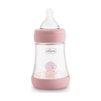 Chicco Πλαστικό Μπιμπερό Κατά Των Κολικών 150Ml 0M+ Perfect 5 Pink 