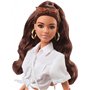 Mattel Barbie Signature Barbiestyle Συλλεκτική Κούκλα Brunette With 2 Tops, Skirt, Jeans, Jacket, Pairs Of Shoes 