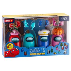 PMI Ltd Among Us Action Figures 4 Pack (S2) - 1 τμχ  PMI Ltd Among Us Action Figures 4 Pack (S2) - 1 τμχ