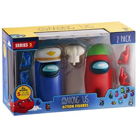 PMI Ltd Among Us Action Figures 2 Pack (S2) - 1 τμχ  PMI Ltd Among Us Action Figures 2 Pack (S2) - 1 τμχ