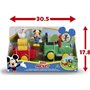 GIOCHI PREZIOSI Mickey And Minnie Mickey Τρακτέρ Αγροκτήματος Με Φιγούρα Και Αξεσουάρ 