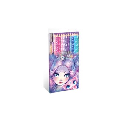 Nebulous Stars Coloring Pencil 12 Pack 4 Σχέδια Nebulia K Stella 