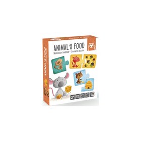 Eurekakids P&ampM Πάζλ Ζωάκια Animal&039s Food-Montessori 