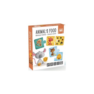 Eurekakids P&ampM Πάζλ Ζωάκια Animal&039s Food-Montessori 
