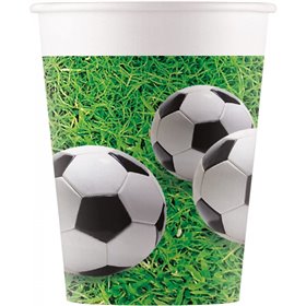 PROCOS Ποτήρια Χάρτινα Football Party Kokliko (WM) FSC 200ml - 8Τμχ  PROCOS Ποτήρια Χάρτινα Football Party Kokliko (WM) FSC 200ml - 8Τμχ