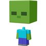 Mattel Minecraft - Mob Head Μινι Φιγουρες Zombie 