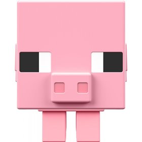 Mattel Minecraft - MOB Head Mini Figures Pig Μινι Φιγουρες 