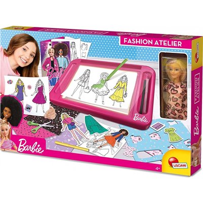 Lisciani Barbie Fashion Workshop Atelier Με Κούκλα 