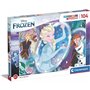 Clementoni Frozen 2 Supercolor Disney 2-104 Pieces-Jigsaw Puzzle For Kids Age 6, Multicolor, Medium 