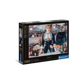 Clementoni Museum Collection Bar Folie Bergers 1000 Pieces Μπαρ Στο Φόλι Μπέρζερ 
