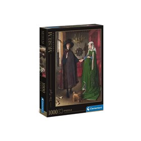 Clementoni Museum Collection Arnolfini And Wife 1000 Pieces Ο Γάμος Των Αρνολφίνι 