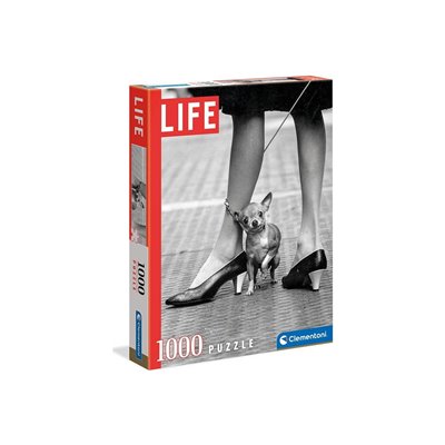 Clementoni Life Magazine 1000 Pieces Black And White, Vintage-Made In Italy Σκυλάκι 
