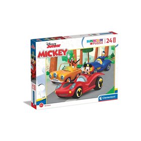 Clementoni Disney Mickey Supercolor Mickey-24 Maxi Pieces-Jigsaw Puzzle 