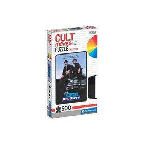 Clementoni Cult Movies Blues Brothers 500 Pieces, Made In Italy Οι Ατσίδες Με Τα Μπλε 