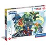 Clementoni Supercolor Dc Comics Super Friends-60 Pieces-Jigsaw Puzzle 