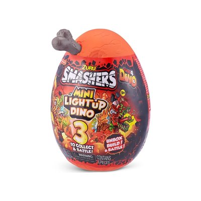 ZURU Smashers S4 Light Up Μεσαιο Αυγο Δεινοσαυρου 