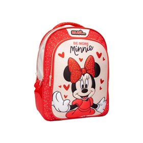 MUST Σχολική Τσάντα Πλάτης Δημοτικού Disney Minnie Mouse Be More Minnie 3 Θήκες 