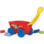 MEGA Mega Bloks - Μικρό Συρόμενο Βαγόνι Με Τουβλάκια Pull N Play Wagon 