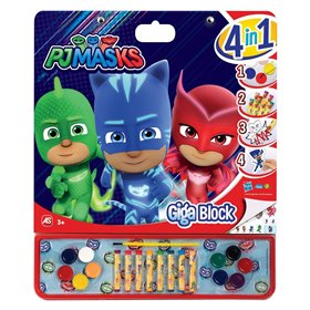 As company Giga Block Σετ Ζωγραφικής PJ Masks 4 Σε 1 Για 3+ Χρονών 