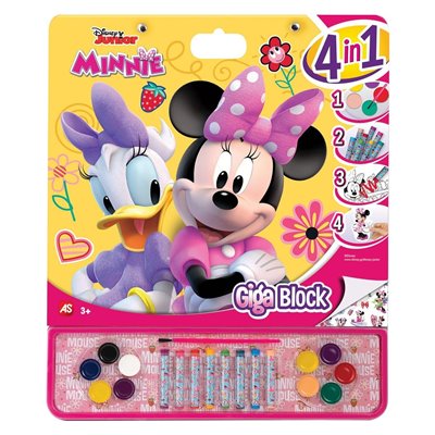 As company Giga Block Σετ Ζωγραφικής Disney Minnie 4 Σε 1 Για 3+ Χρονών 