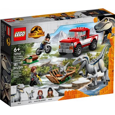 LEGO jurassic world Σύλληψη Βελοσιραπτόρων Μπλου &amp Μπέτα 