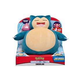Jazwares Pokemon Snorlax Λουτρινο 25Cm Με Ήχο, Μπλε 