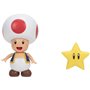 JAKKS PACIFIC Super Mario 4-inch Acation Figures Toad With Star 