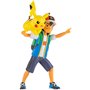 Jazwares Pokemon Abgee PKW Figure Ash And Pikachu W13 EA Battle Feature 4.5In Fig Ash And Pikachu, Red 