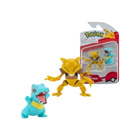 Jazwares Pokemon Toy Figure - 5-8 Cm Abra And Totodile - Pokemon Pack Figures - New Wave 2022 - Official Licensed Pokemon Toy  Jazwares Pokemon Toy Figure - 5-8 Cm Abra And Totodile - Pokemon Pack Figures - New Wave 2022 - Official Licensed Pokemon Toy